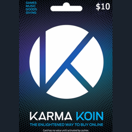 Thẻ Karma Koin US Giá Rẻ Karma Koin 10 USD
