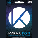 Thẻ Karma Koin US Giá Rẻ Karma Koin 50 USD
