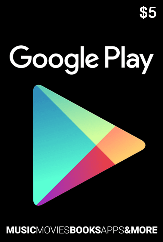 Thẻ Google US Giá Rẻ Google Play Card 5 USD