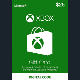Xbox Card 25 USD - Mua bán thẻ Xbox Microsoft tự động 24/7