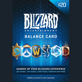 Thẻ BattleNet Blizzard Battle.net Code 20 USD