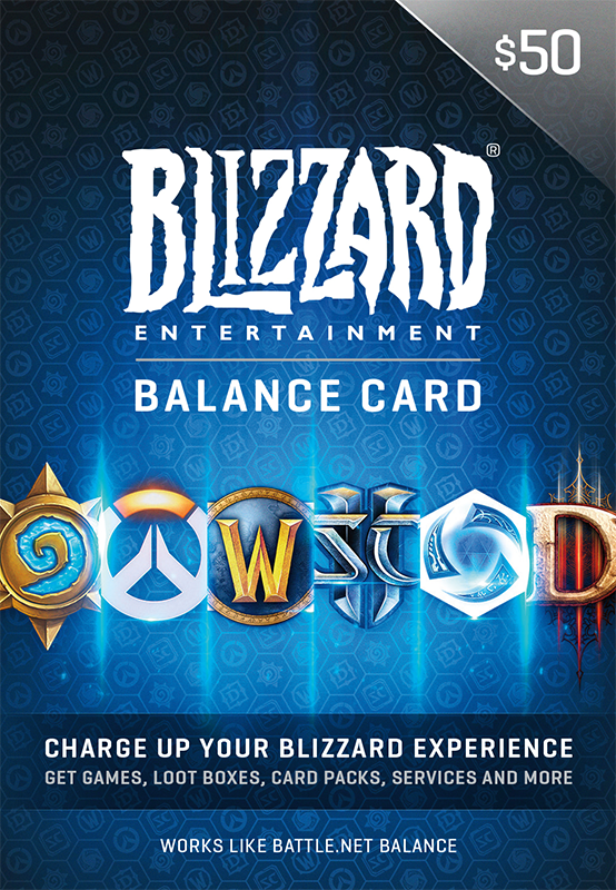 Thẻ BattleNet Blizzard Battle.net Code 50 USD