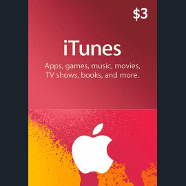 Thẻ Apple Itunes US Giá Rẻ Apple iTunes Code 3 USD
