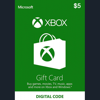 Thẻ Xbox Microsoft US Giá Rẻ Xbox Code 5 USD