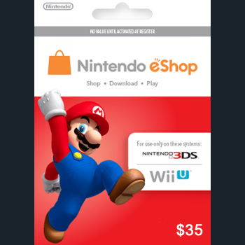 Thẻ Nintendo Eshop US Nintendo eShop 35 USD