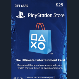 Thẻ Playstation US PlayStation Code 25 USD