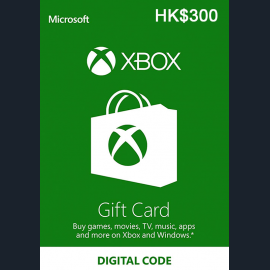 Thẻ Xbox Microsoft HK Giá Rẻ Xbox Card 300 HKD