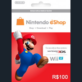 Thẻ Nintendo Eshop BR Nintendo eShop 100 BRL