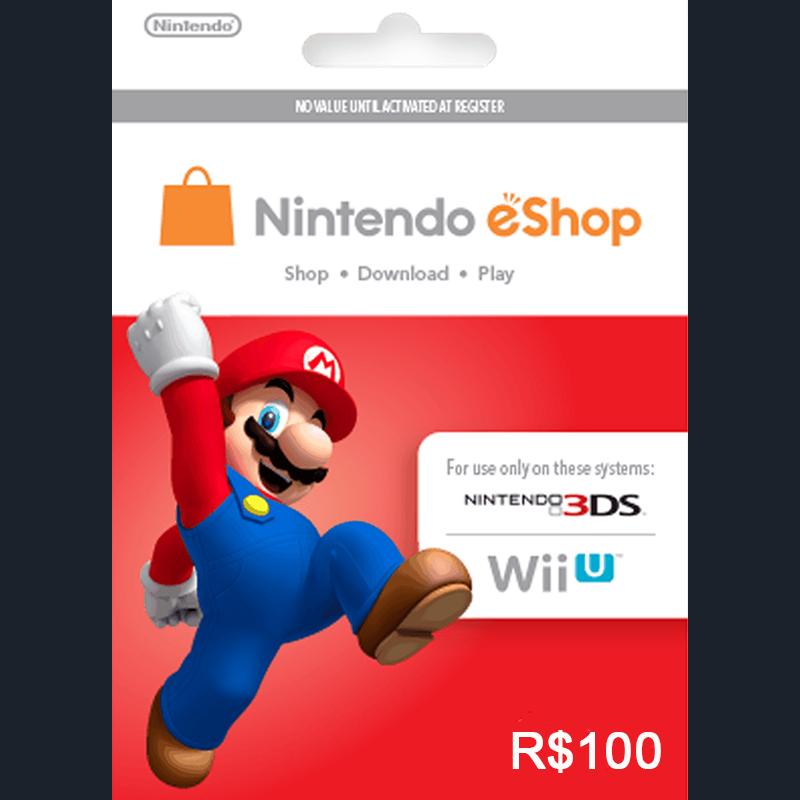 Nintendo eShop 100 BRL  - Mua bán thẻ Nintendo Eshop tự động 24/7