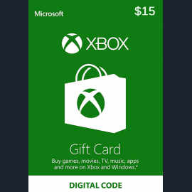 Thẻ Xbox Microsoft US Giá Rẻ Xbox Code 15 USD