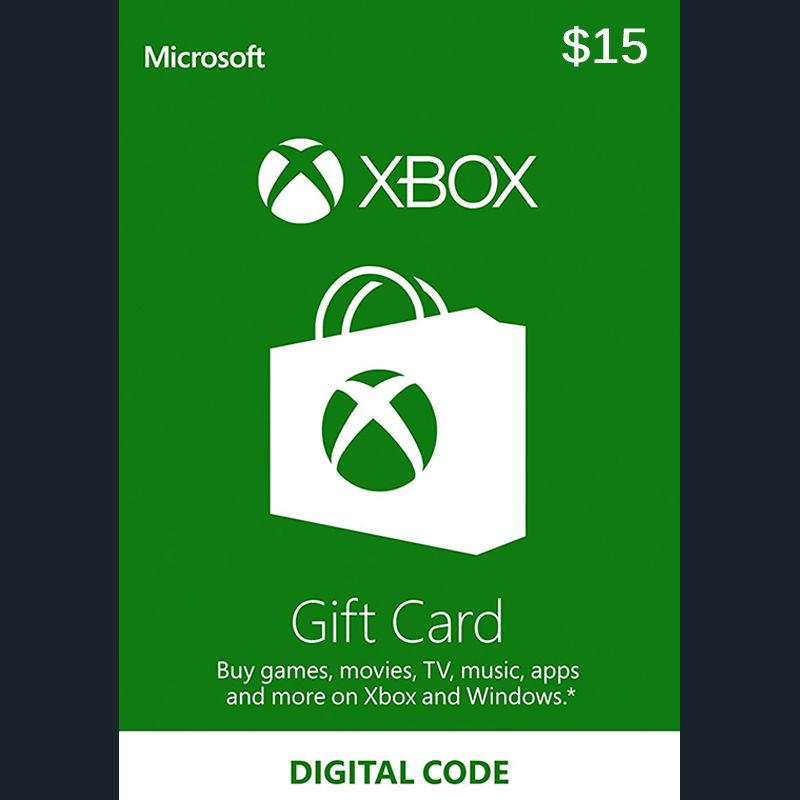 Xbox Card 15 USD - Mua bán thẻ Xbox Microsoft tự động 24/7