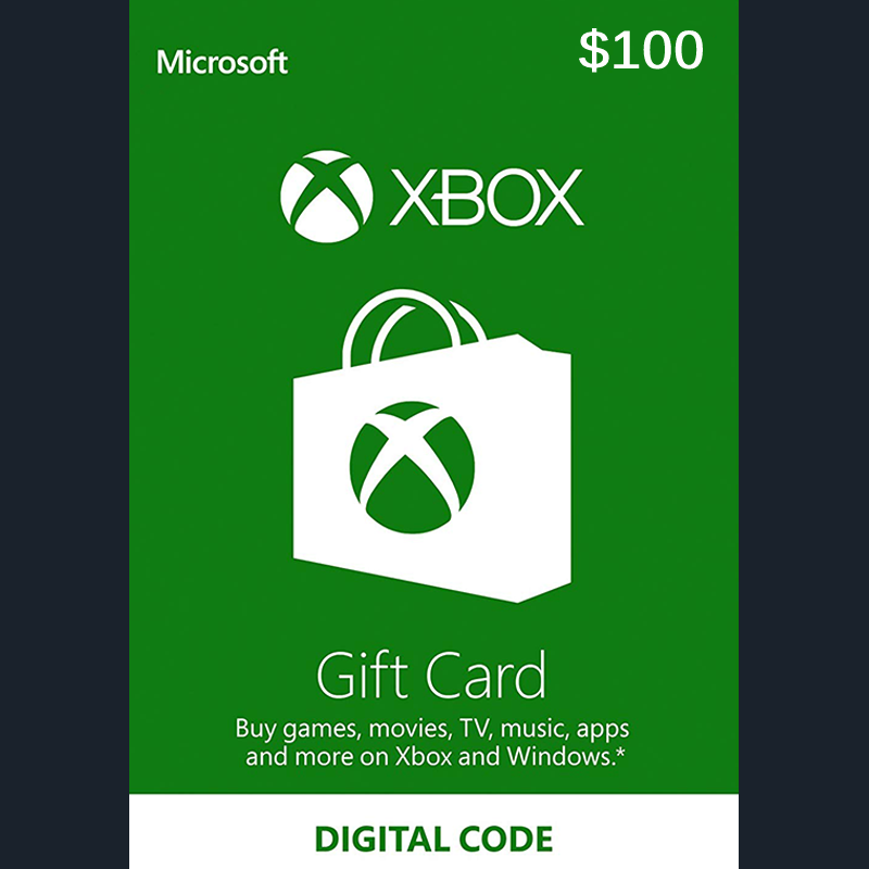 Xbox Card 100 USD - Mua bán thẻ Xbox Microsoft tự động 24/7