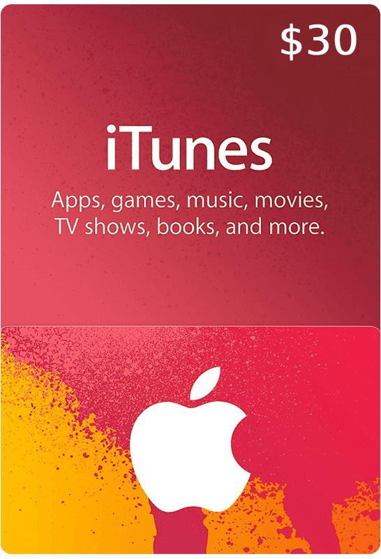 Thẻ Apple Itunes US Giá Rẻ Apple iTunes Code 30 USD
