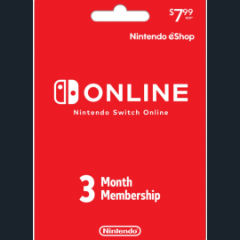 Nintendo Switch Online Membership 3 Months
