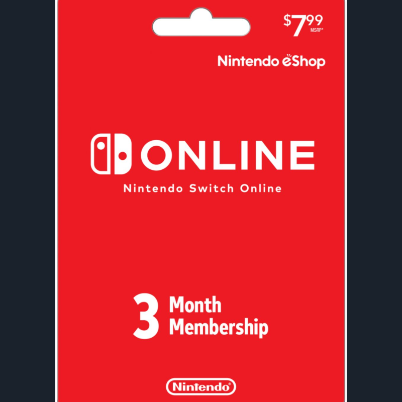 Nintendo Switch Online Membership 3M  - Mua bán thẻ Nintendo Eshop...