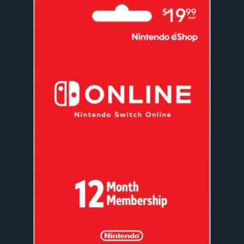 Thẻ Nintendo Eshop US Nintendo Switch Online Membership 12 Months