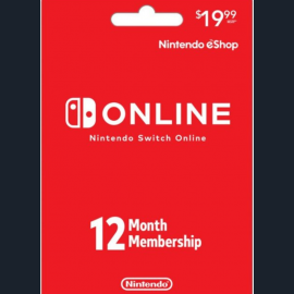 Nintendo Switch Online Membership 12M  - Mua bán thẻ Nintendo Eshop...
